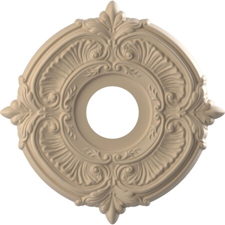 Attica PVC Ceiling Medallion (Fits Canopies Up To 5), 13OD X 3 1/2ID X 3/4P